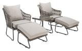 Narda 5 Pc Lounger Set