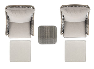 Narda 5 Pc Lounger Set