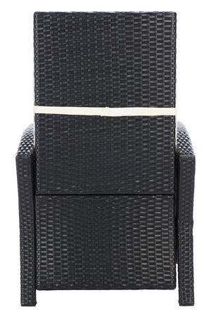 Safavieh Herdla Recliner Chair in Black, Beige PAT9021A