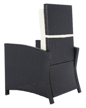 Safavieh Herdla Recliner Chair in Black, Beige PAT9021A