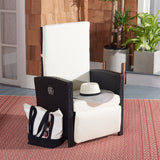 Safavieh Herdla Recliner Chair in Black, Beige PAT9021A