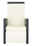 Herdla Recliner Chair in Black, Beige