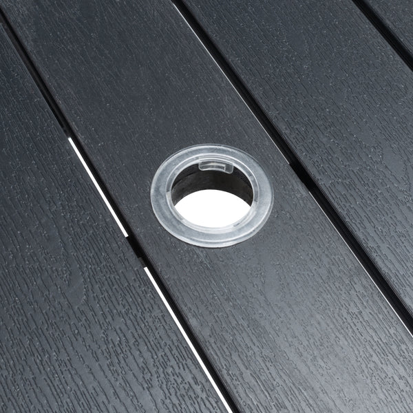 Safavieh Dranda 5 Piece Dining Set in Black, Beige PAT9023A