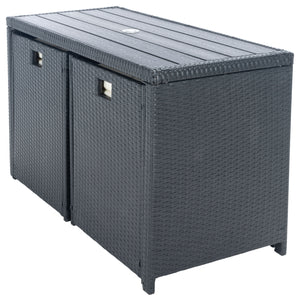 Safavieh Dranda 5 Piece Dining Set in Black, Beige PAT9023A