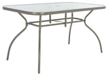 Safavieh Laurenti Dining Set Grey Steel/Texline/Polyester PAT9037A