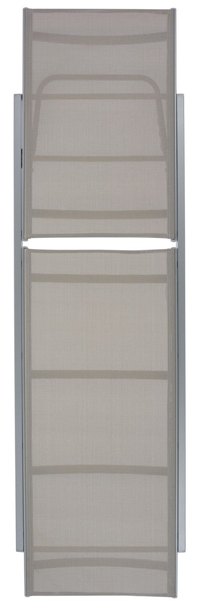 Safavieh Fionne Sunlounger Silver / Grey Aluminium/Texline PAT9038B