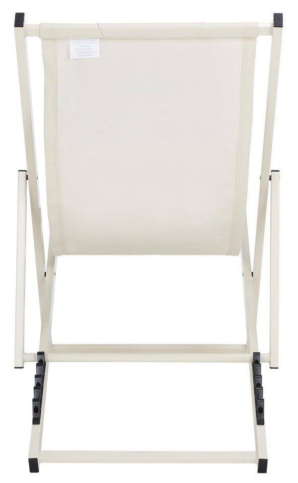 Safavieh Camlin Set Of 2 Sling Chairs -Set Of 2 Beige  Aluminium/Oxford PAT9039A-SET2