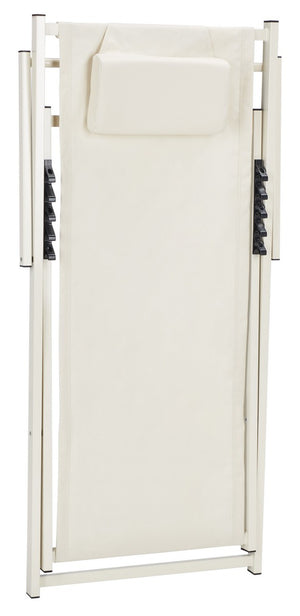 Safavieh Camlin Set Of 2 Sling Chairs -Set Of 2 Beige  Aluminium/Oxford PAT9039A-SET2