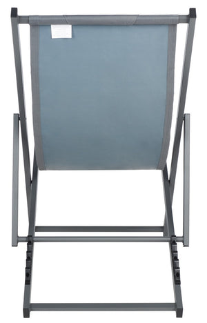 Safavieh Camlin Set Of 2 Sling Chairs -Set Of 2 Grey Aluminium/Oxford PAT9039B-SET2