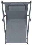 Safavieh Camlin Set Of 2 Sling Chairs -Set Of 2 Grey Aluminium/Oxford PAT9039B-SET2