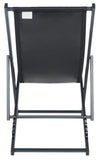 Safavieh Camlin Set Of 2 Sling Chairs -Set Of 2 Black Aluminium/Oxford PAT9039C-SET2