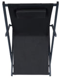 Safavieh Camlin Set Of 2 Sling Chairs -Set Of 2 Black Aluminium/Oxford PAT9039C-SET2