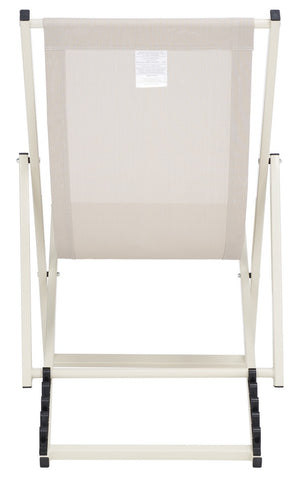 Safavieh Breslin Set Of 2 Sling Chairs -Set Of 2 Beige Aluminium/Texline PAT9040A-SET2