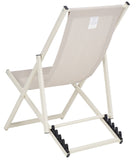 Safavieh Breslin Set Of 2 Sling Chairs -Set Of 2 Beige Aluminium/Texline PAT9040A-SET2