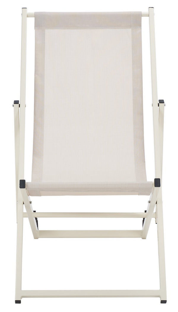 Safavieh Breslin Set Of 2 Sling Chairs -Set Of 2 Beige Aluminium/Texline PAT9040A-SET2