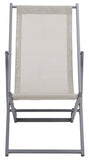 Safavieh Breslin Set Of 2 Sling Chairs -Set Of 2 Grey Aluminium/Texline PAT9040B-SET2