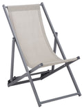 Safavieh Breslin Set Of 2 Sling Chairs -Set Of 2 Grey Aluminium/Texline PAT9040B-SET2