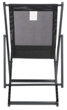 Safavieh Breslin Set Of 2 Sling Chairs -Set Of 2 Black Aluminium/Texline PAT9040C-SET2