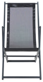 Safavieh Breslin Set Of 2 Sling Chairs -Set Of 2 Black Aluminium/Texline PAT9040C-SET2