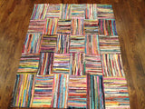 Pcr211 Hand Loomed Cotton Rug