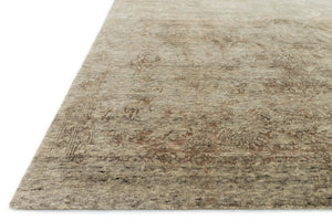 Loloi Pearl PU-01 70% New Zealand Wool Blend, 30% Handspun Viscose Hand Knotted Transitional Rug PEARPU-01DSBR7999