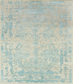 Loloi Pearl PU-02 70% New Zealand Wool Blend, 30% Handspun Viscose Hand Knotted Transitional Rug PEARPU-02HGAQ7999