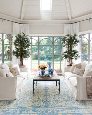 Loloi Pearl PU-02 70% New Zealand Wool Blend, 30% Handspun Viscose Hand Knotted Transitional Rug PEARPU-02HGAQ7999