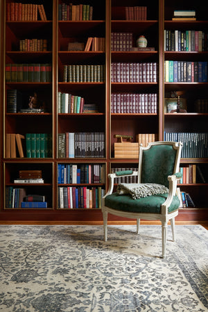 Loloi Pearl PU-02 70% New Zealand Wool Blend, 30% Handspun Viscose Hand Knotted Transitional Rug PEARPU-02HGNV7999