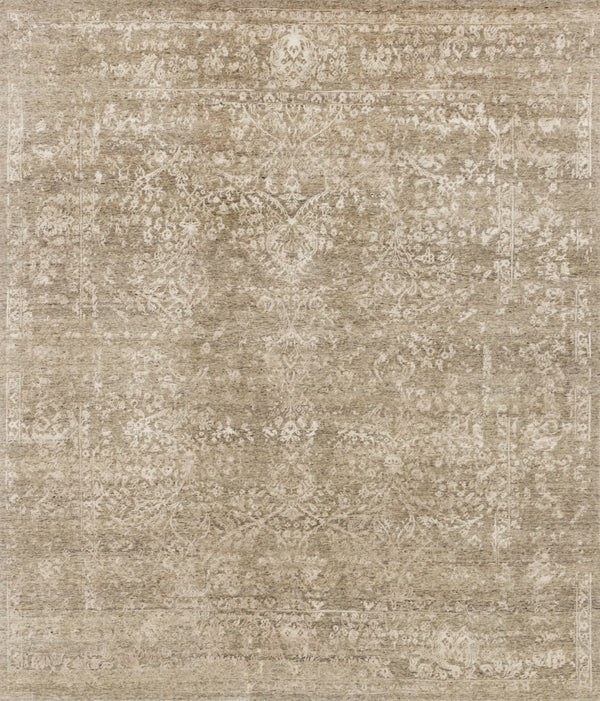 Loloi Pearl PU-03 70% New Zealand Wool Blend, 30% Handspun Viscose Hand Knotted Transitional Rug PEARPU-03SNPW7999