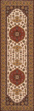 Momeni Persian Garden PG-03 Machine Made Traditional Medallion Indoor Area Rug Cocoa 9'6" x 13' PERGAPG-03COO96D0