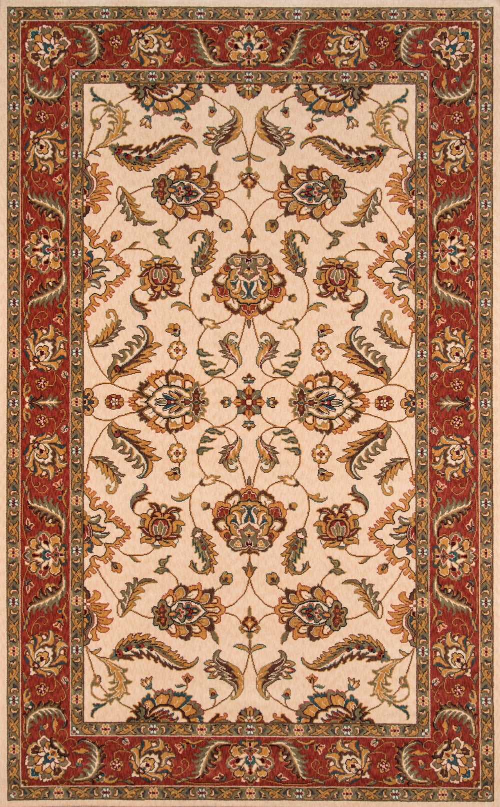 Momeni Persian Garden PG-10 Machine Made Traditional Oriental Indoor Area Rug Ivory 9'6" x 13' PERGAPG-10IVY96D0