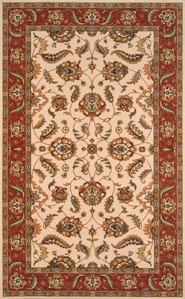 Momeni Persian Garden PG-10 Machine Made Traditional Oriental Indoor Area Rug Ivory 9'6" x 13' PERGAPG-10IVY96D0