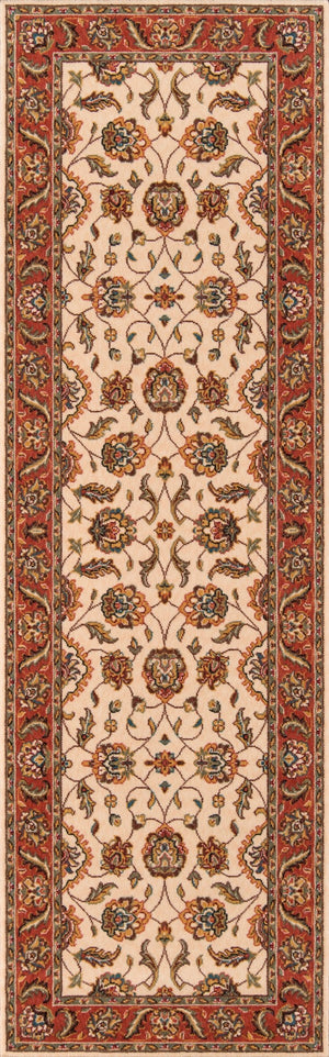 Momeni Persian Garden PG-10 Machine Made Traditional Oriental Indoor Area Rug Ivory 9'6" x 13' PERGAPG-10IVY96D0