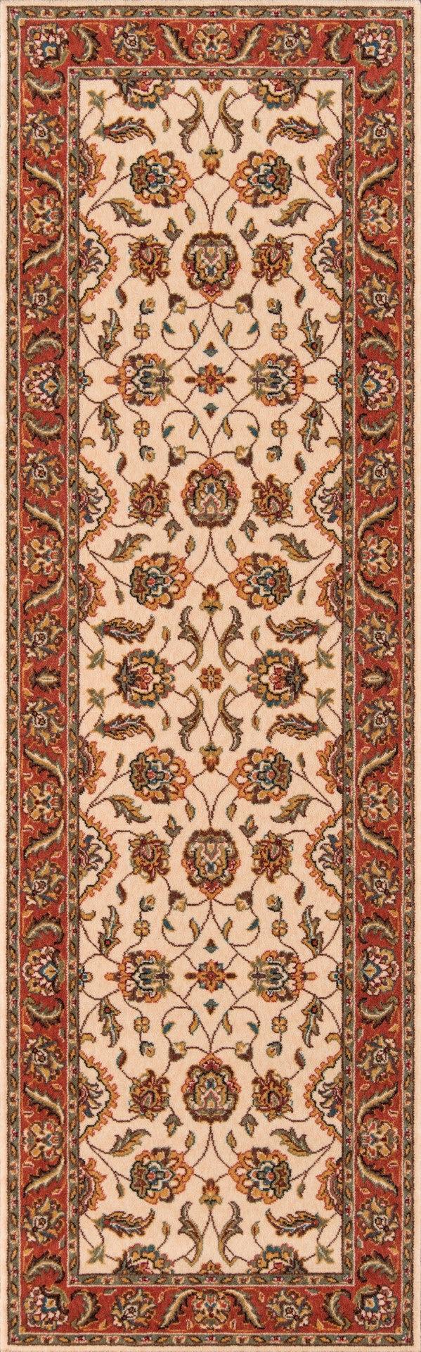 Momeni Persian Garden PG-10 Machine Made Traditional Oriental Indoor Area Rug Ivory 9'6" x 13' PERGAPG-10IVY96D0