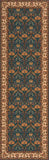 Momeni Persian Garden PG-12 Machine Made Traditional Oriental Indoor Area Rug Teal Blue 9'6" x 13' PERGAPG-12TEB96D0
