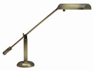 Counter Balance Antique Brass Piano/Desk Lamp