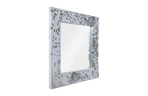 Splotch Mirror, Silver Leaf