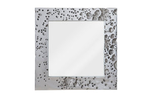 Splotch Mirror, Silver Leaf