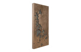 Splotch Wall Art, Rectangle, Bronze Finish