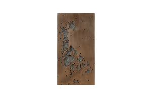 Splotch Wall Art, Rectangle, Bronze Finish