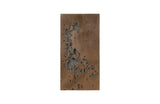 Splotch Wall Art, Rectangle, Bronze Finish