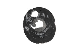 Cast Eroded Wood Circle Wall Tile