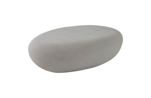 River Stone Coffee Table, Large, Dark Granite