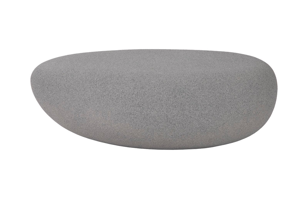 River Stone Coffee Table, Dark Granite, Small