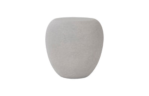 River Stone Side Table, Dark Granite