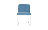 Frozen Dining Chair, Corduroy Blue