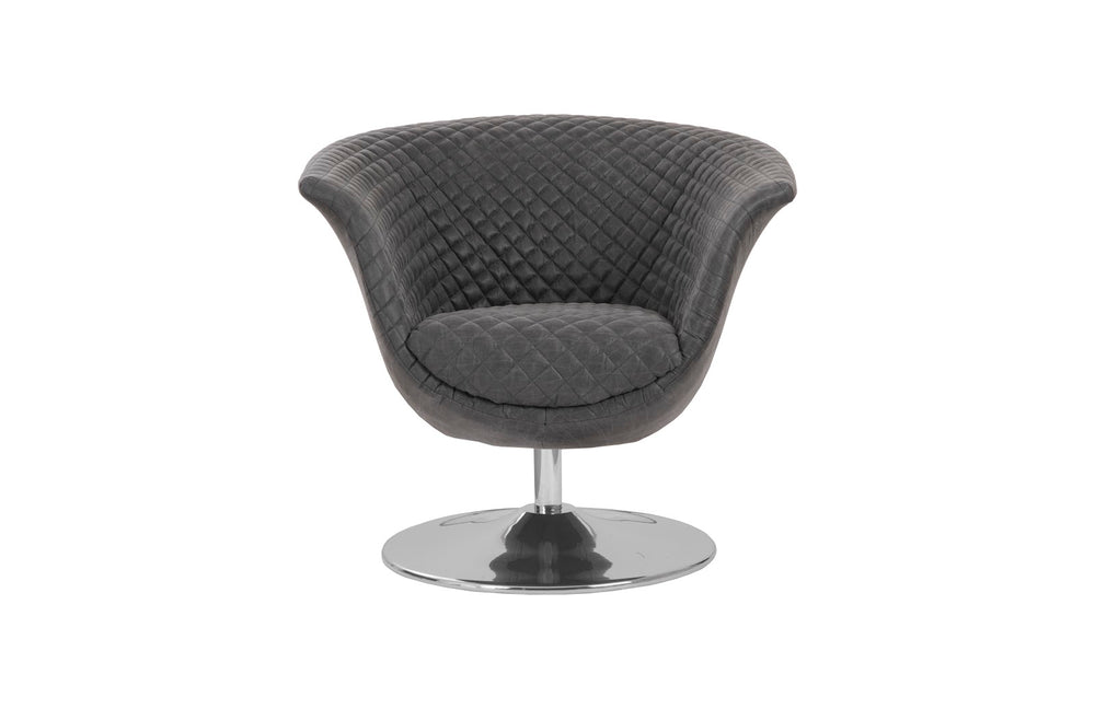 Autumn Swivel Chair, Vintage Dark Gray
