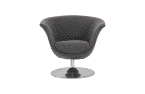 Autumn Swivel Chair, Vintage Dark Gray