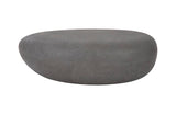 River Stone Coffee Table, Charcoal Stone, Small