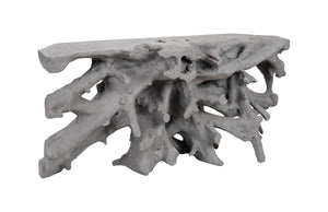 Cast Root Console, Charcoal Stone